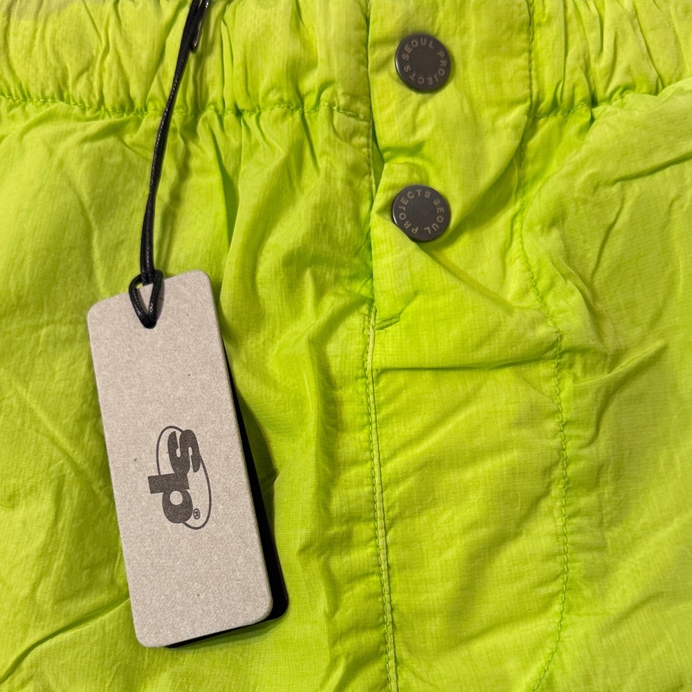 Seoul Projects Neon Green Men's swim trunks - Picture 2 of 9
